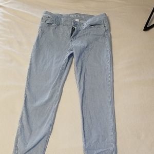 White House Black Market Stripped Jeans